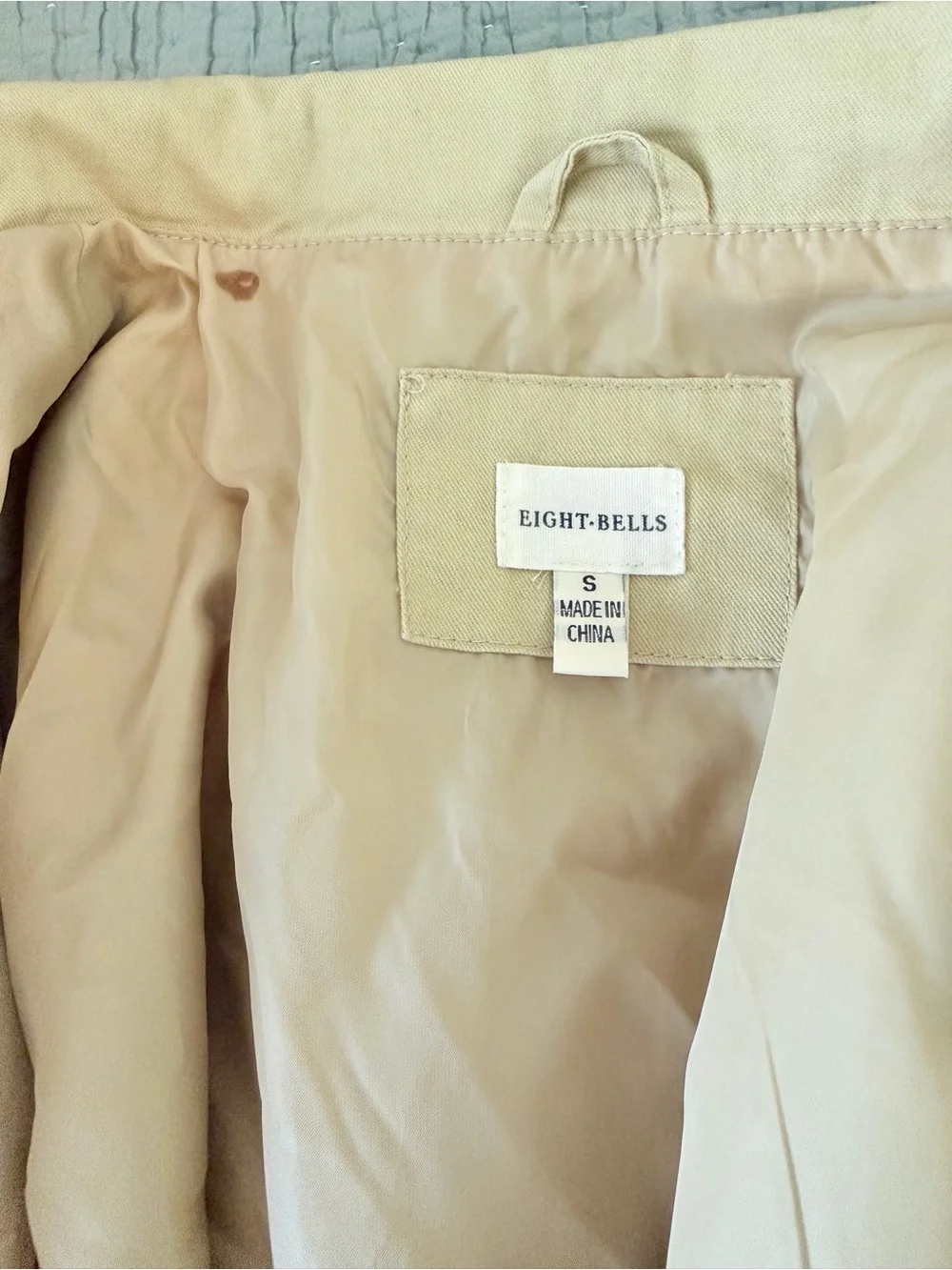 NWT Eight Bells Utility Chore Trucker Jacket - Men's Small (Tan/Khaki)